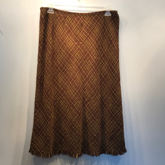 J. Marco Dresses & Skirts - NWOT Brown and green woven skirt J. Marco Dresses & Skirts - NWOT Brown and green woven skirt